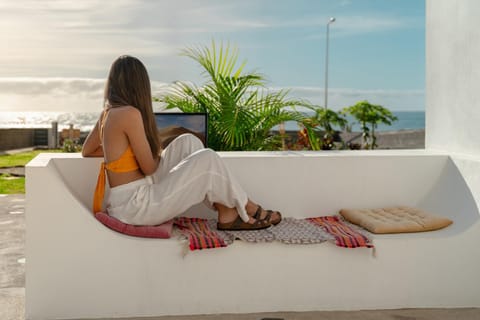 Natural landscape, View (from property/room), Balcony/Terrace, Sea view