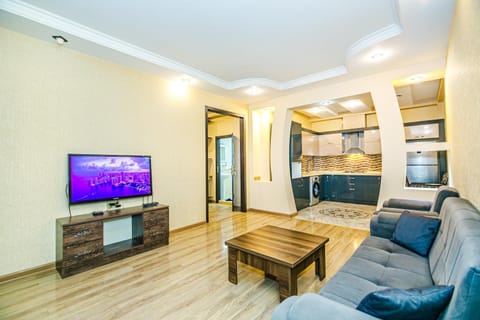 Communal lounge/ TV room, TV and multimedia, Kitchen or kitchenette, Living room, Seating area, Evening entertainment, oven
