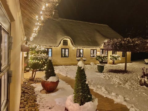 Property building, Winter, Inner courtyard view
