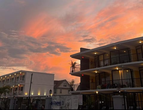 Property building, Sunset