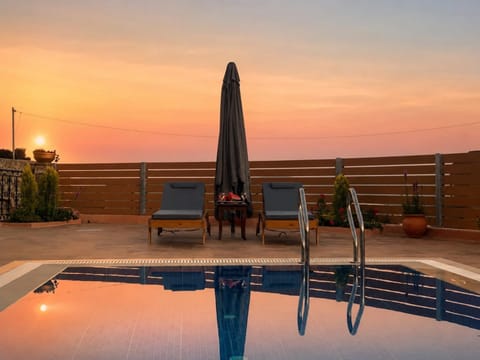 Day, Pool view, Swimming pool, Sunset, sunbed