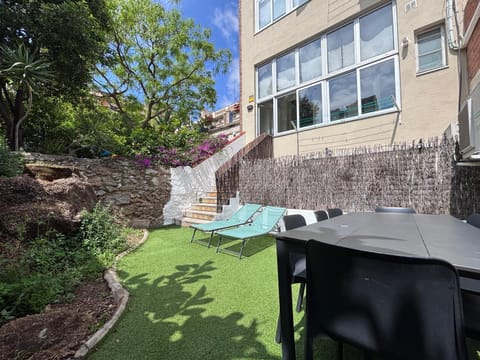 Property building, Patio, Garden, Garden view