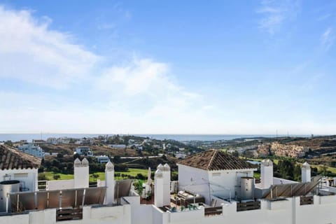 Luxury Penthouse Rooftop Sea & Golf Views House in Costa del Sol