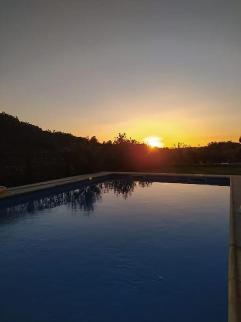 Swimming pool, Sunset