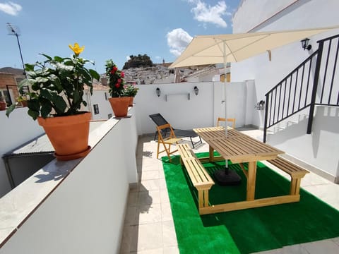Balcony/Terrace, Dining area, sunbed