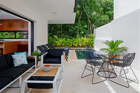 Patio, Balcony/Terrace, Pool view, Swimming pool, sunbed
