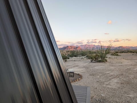 Stardust Big Bend Luxury A-Frame#10 with a fab view House in Big Bend National Park