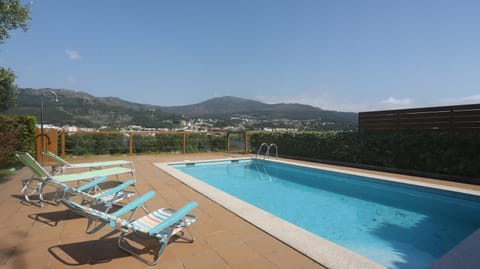 Natural landscape, Mountain view, Swimming pool, sunbed