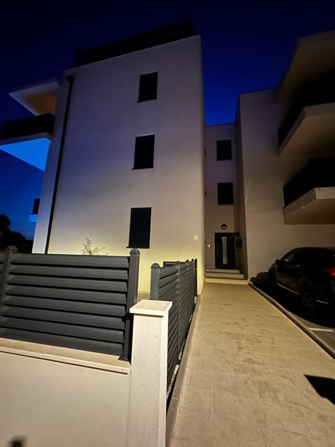 Property building, Patio, Night