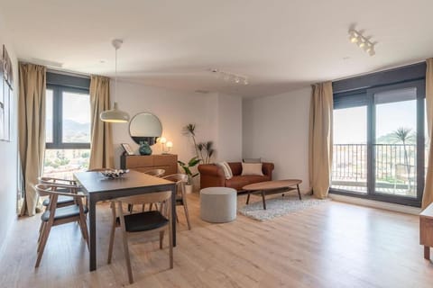 TV and multimedia, View (from property/room), Balcony/Terrace, Living room, Photo of the whole room, Seating area, Dining area, air conditioner