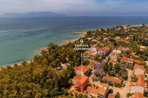 Property building, Natural landscape, Bird's eye view, Beach