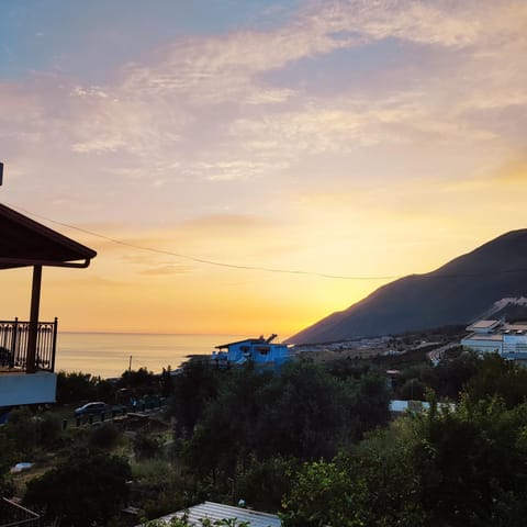 Natural landscape, Mountain view, Sunset