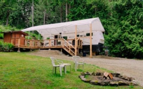 Lower Meadow on Saltspring Island Campground/ 
RV Resort in Galiano Island