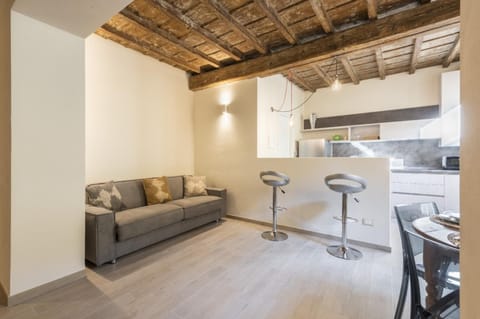 Kitchen or kitchenette, Living room, Dining area