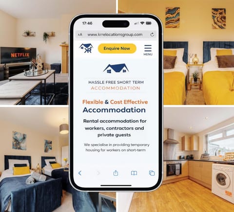 5 Beds - Perfect for Contractors & Families - FREE Parking & WiFi House in Leeds