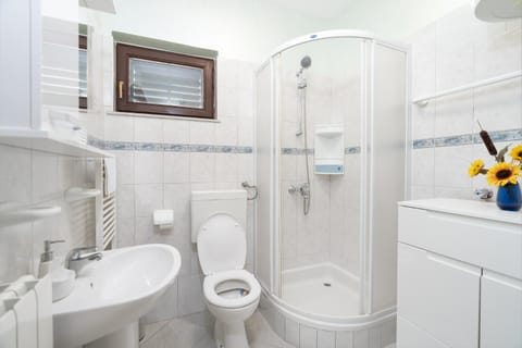 Shower, Toilet, Bathroom, towels