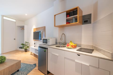 Quiet Stylish Studio, Smart TV, Six Flags 1k Hotel in Mexico City