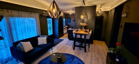 Dining area, air conditioner