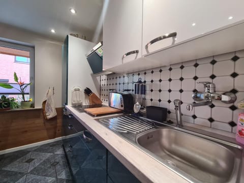 Kitchen or kitchenette, dishwasher