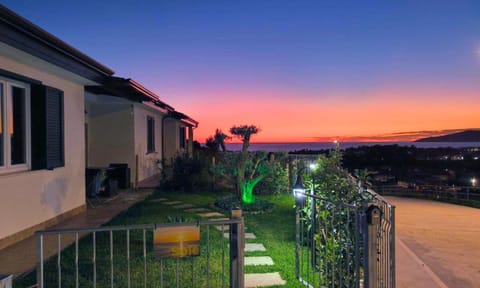 Property building, Sunset