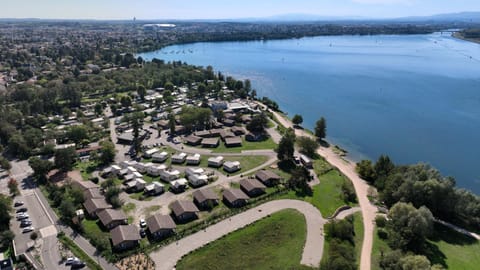 Natural landscape, Bird's eye view, Lake view