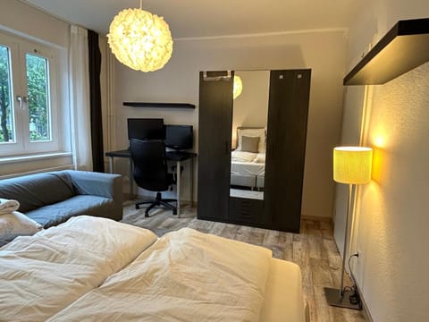 Bed, Photo of the whole room, Bedroom, wardrobe