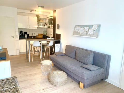 Living room, kitchen