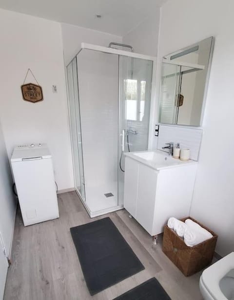 Shower, Toilet, Bathroom, towels