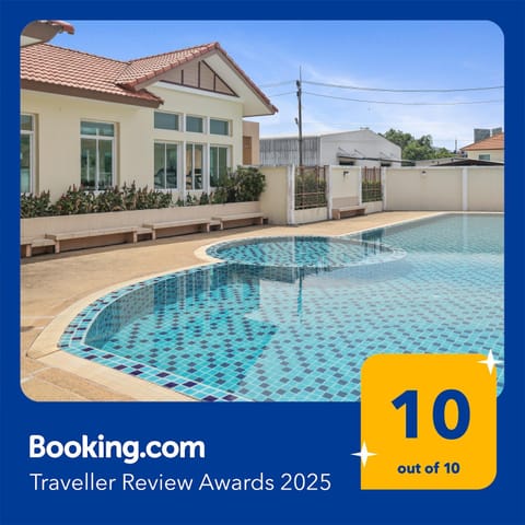 Day, Balcony/Terrace, Logo/Certificate/Sign, Swimming pool, Certificate/Award