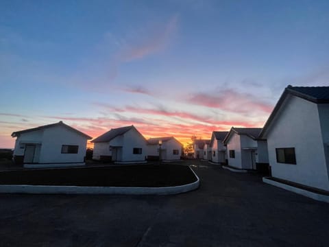 Property building, Sunset