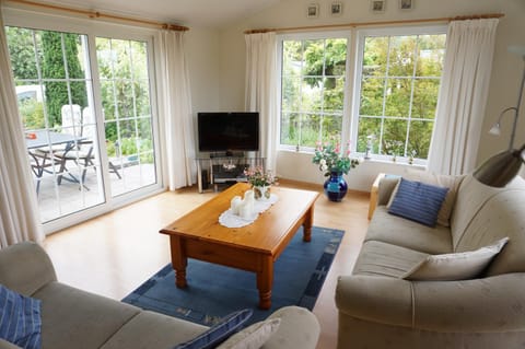 TV and multimedia, Living room, Garden view