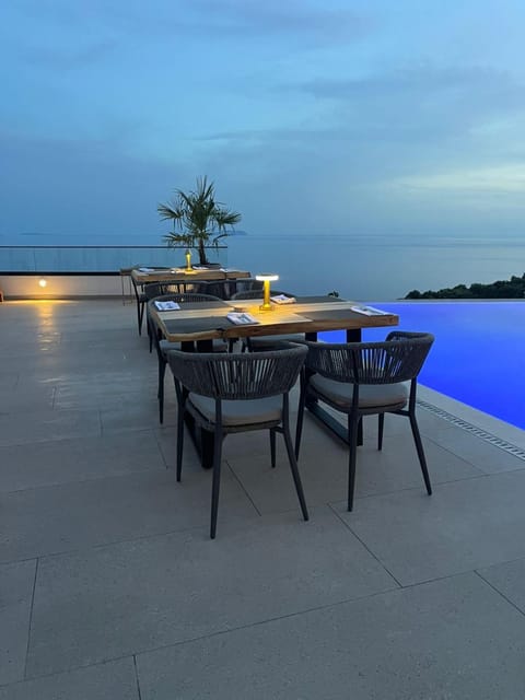 View (from property/room), Seating area, Dining area, Pool view, Swimming pool