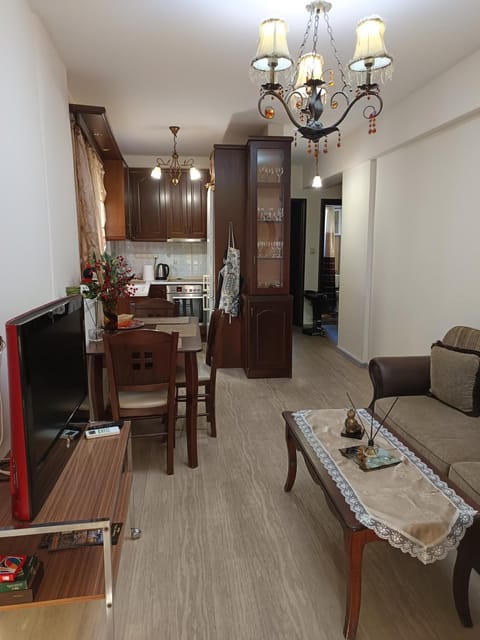 Communal lounge/ TV room, TV and multimedia, Kitchen or kitchenette, Living room, Photo of the whole room, Seating area, Dining area, dishwasher, minibar, oven, pet friendly, stove