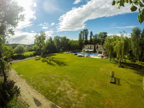 Patio, Bird's eye view, Garden
