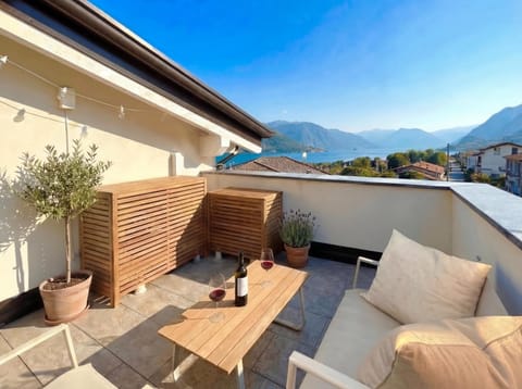 Property building, Patio, Natural landscape, Balcony/Terrace, Mountain view