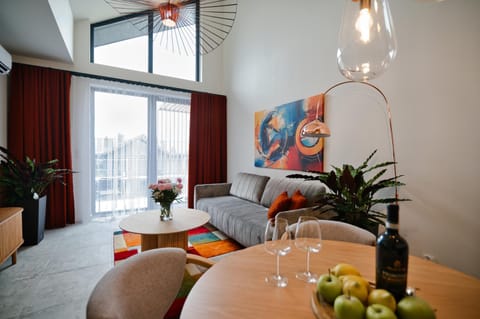 Living room, Seating area, Dining area
