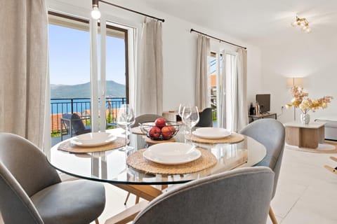Living room, Seating area, Dining area, Mountain view, Sea view