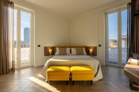 Bed, View (from property/room), Balcony/Terrace, Living room, Photo of the whole room, Bedroom