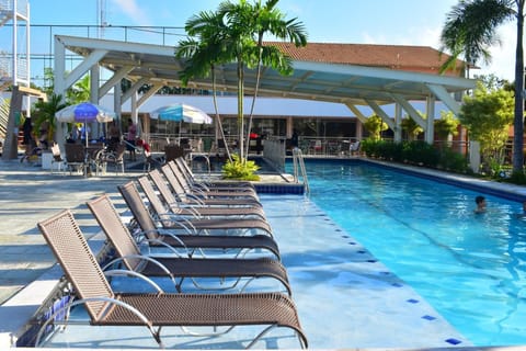 Day, Aqua park, Pool view, Swimming pool, sunbed