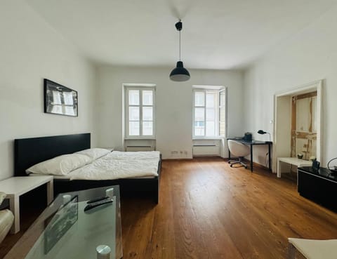 Bed, Living room, Photo of the whole room, Bedroom