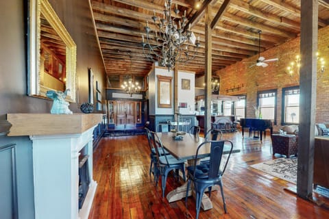 Brick Loft Penthouse on Main Apartment in Brevard