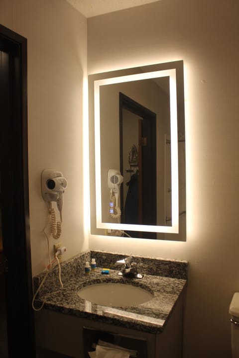 Property building, Bathroom, hair dryier