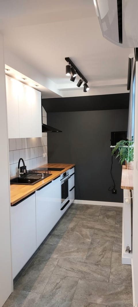 Kitchen or kitchenette, oven, stove