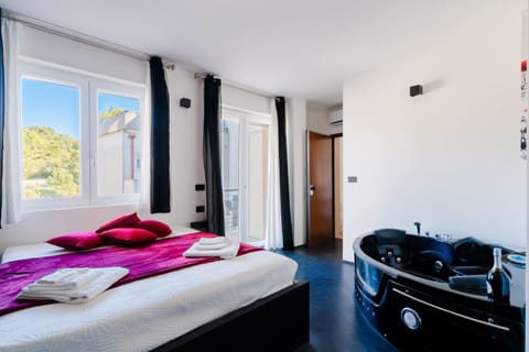 Property building, Living room, Bedroom
