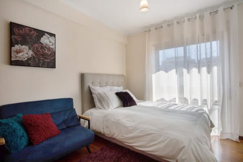 Property building, Living room, Bedroom