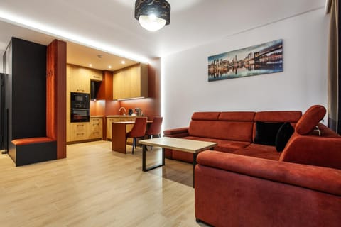TV and multimedia, Kitchen or kitchenette, Living room, Seating area