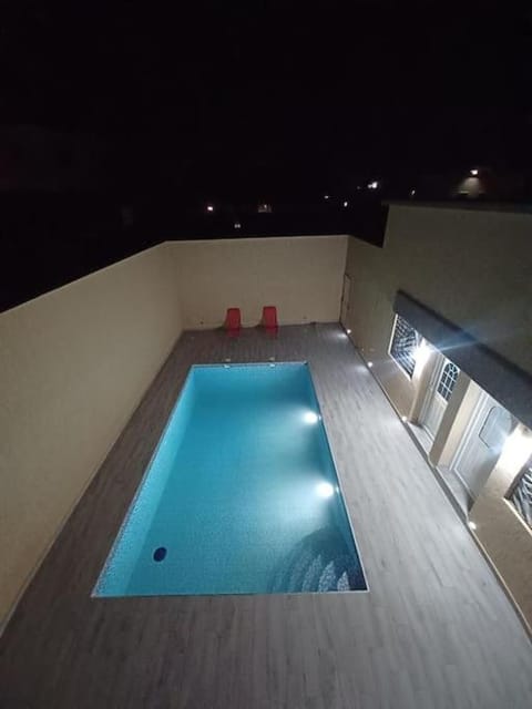 Pool view, Swimming pool, sunbed