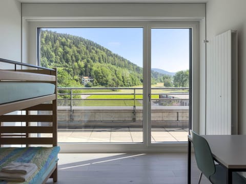 Bed, Natural landscape, View (from property/room), Balcony/Terrace, Photo of the whole room, Bedroom, Mountain view