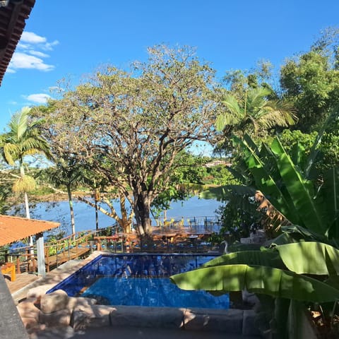 Natural landscape, Pool view, River view, Swimming pool