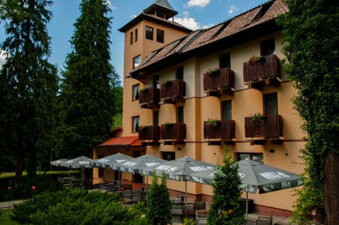 Property building, Garden view